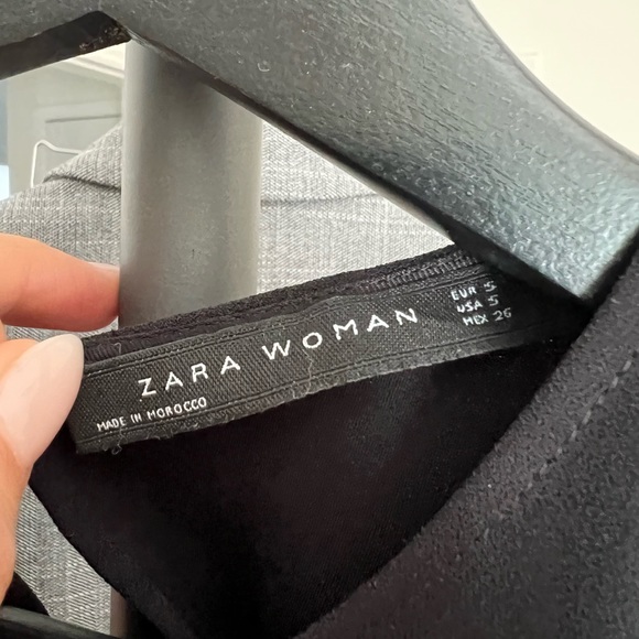 ZARA Black Dress, Size Small, Made In Morocco - Picture 6 of 6